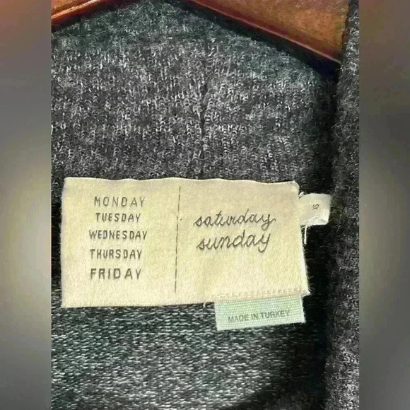 SATURDAY SUNDAY Brushed Fleece Mock Neck Mini Dress - Picture 5 of 10